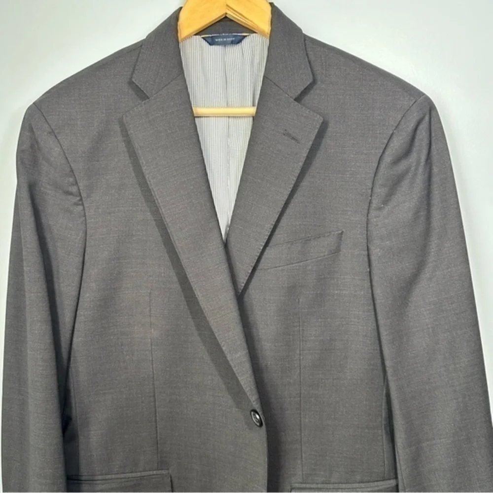Brooks Brothers Gray Wool Blend Explorer Regent Fit Madison Fit Blazer‎ Mens 41R
